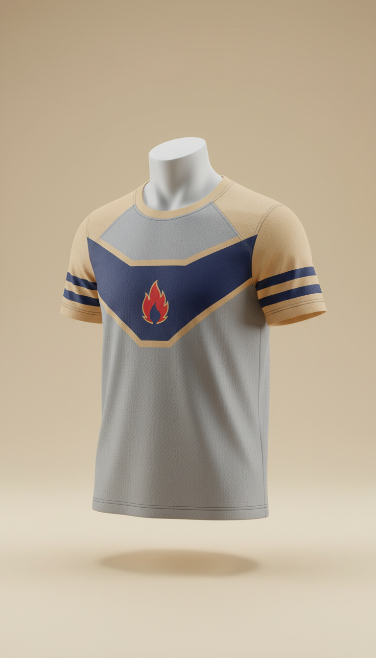 Locker Room Grey Custom Fan Jersey