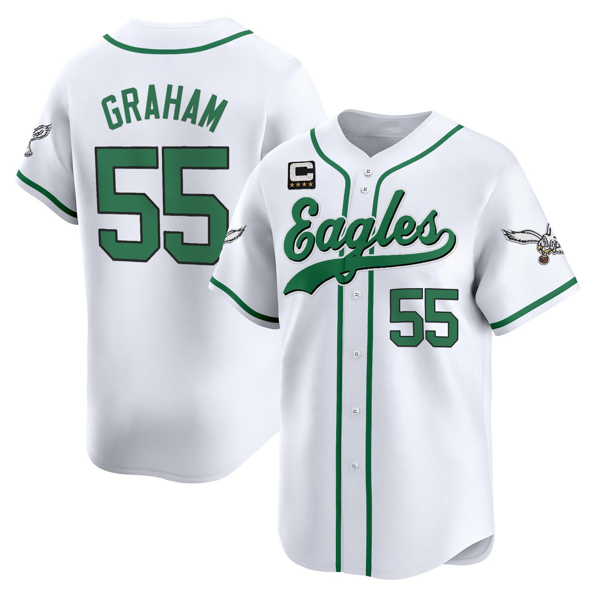 Men's Philadelphia Eagles 2025 Vapor Baseball Jersey - All Stitched