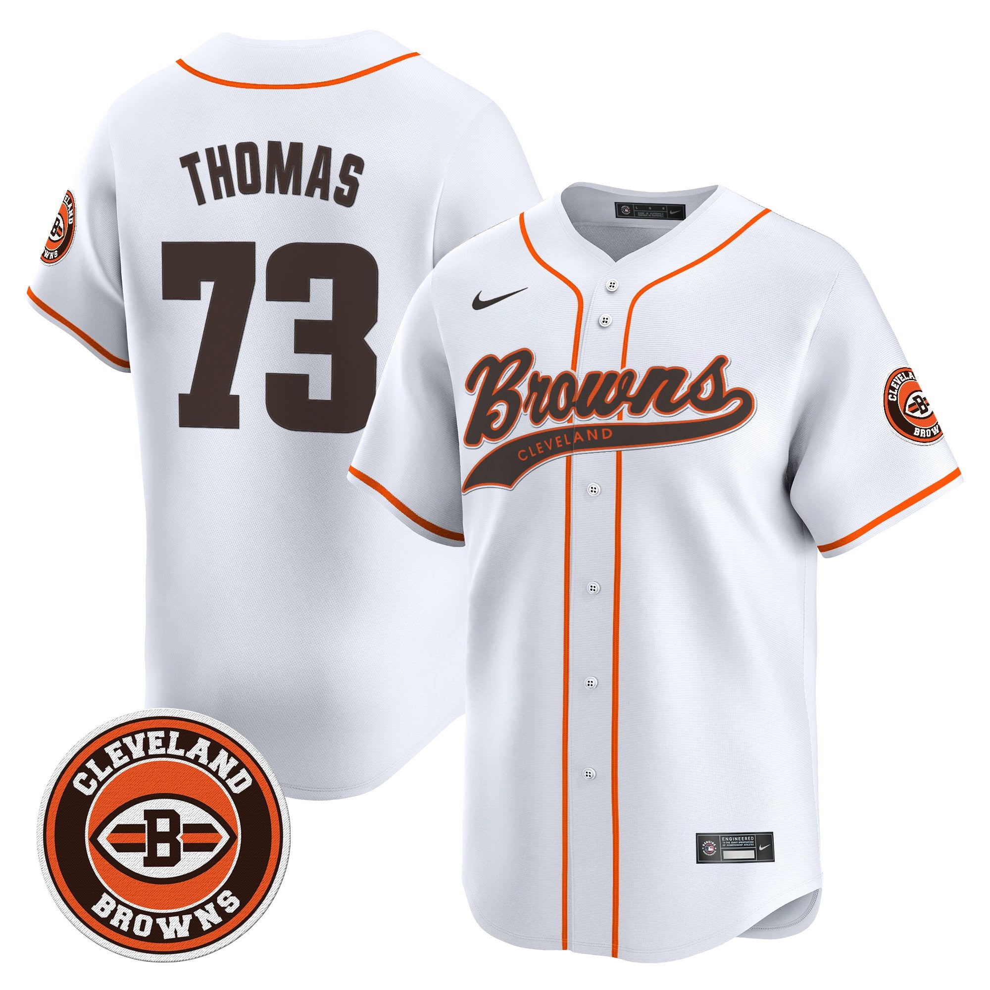 Men's Cleveland Browns 2025 Vapor Premier Limited Jersey - All Stitched