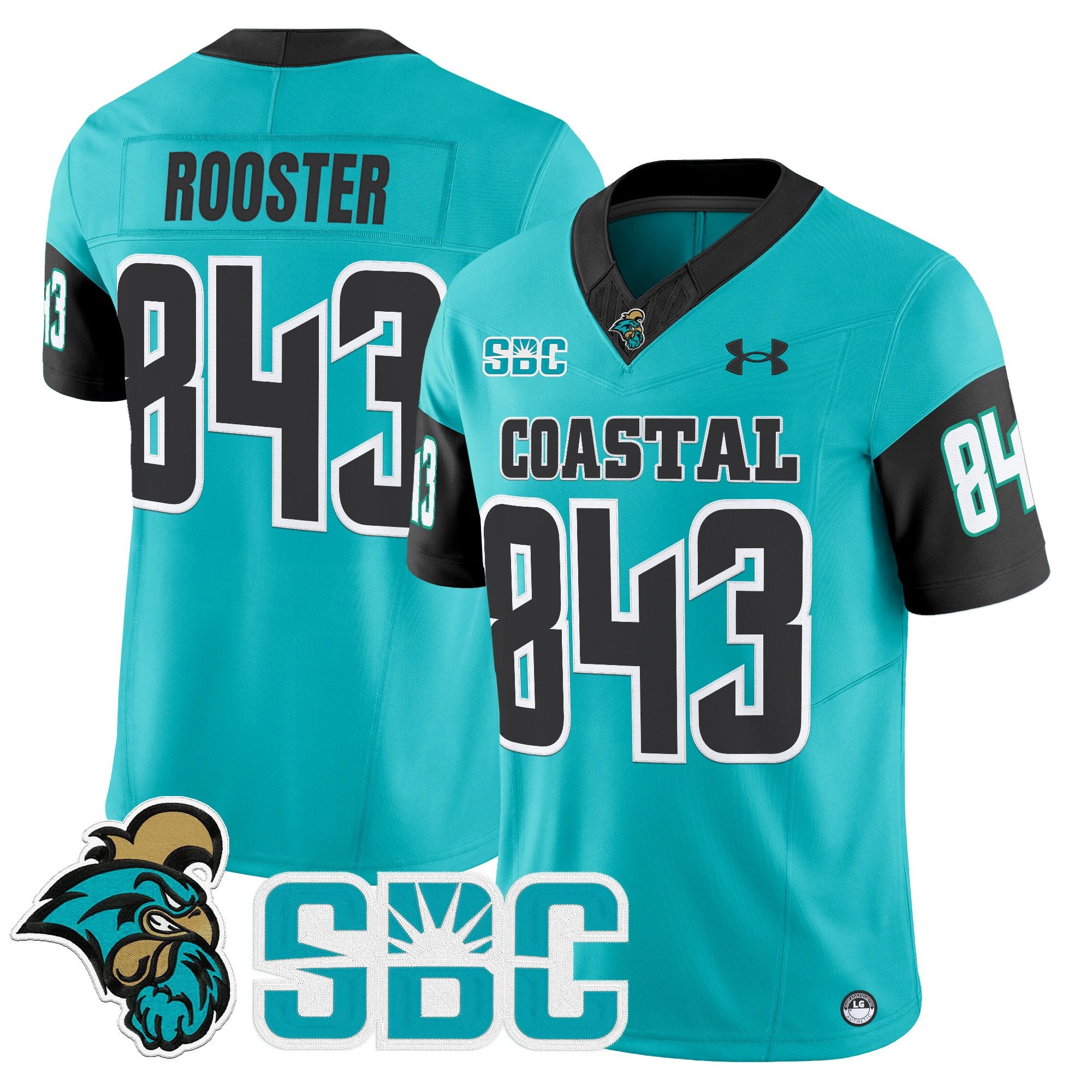 Men's Coastal Carolina Chanticleers 2025 Vapor Limited Jersey - All Stitched
