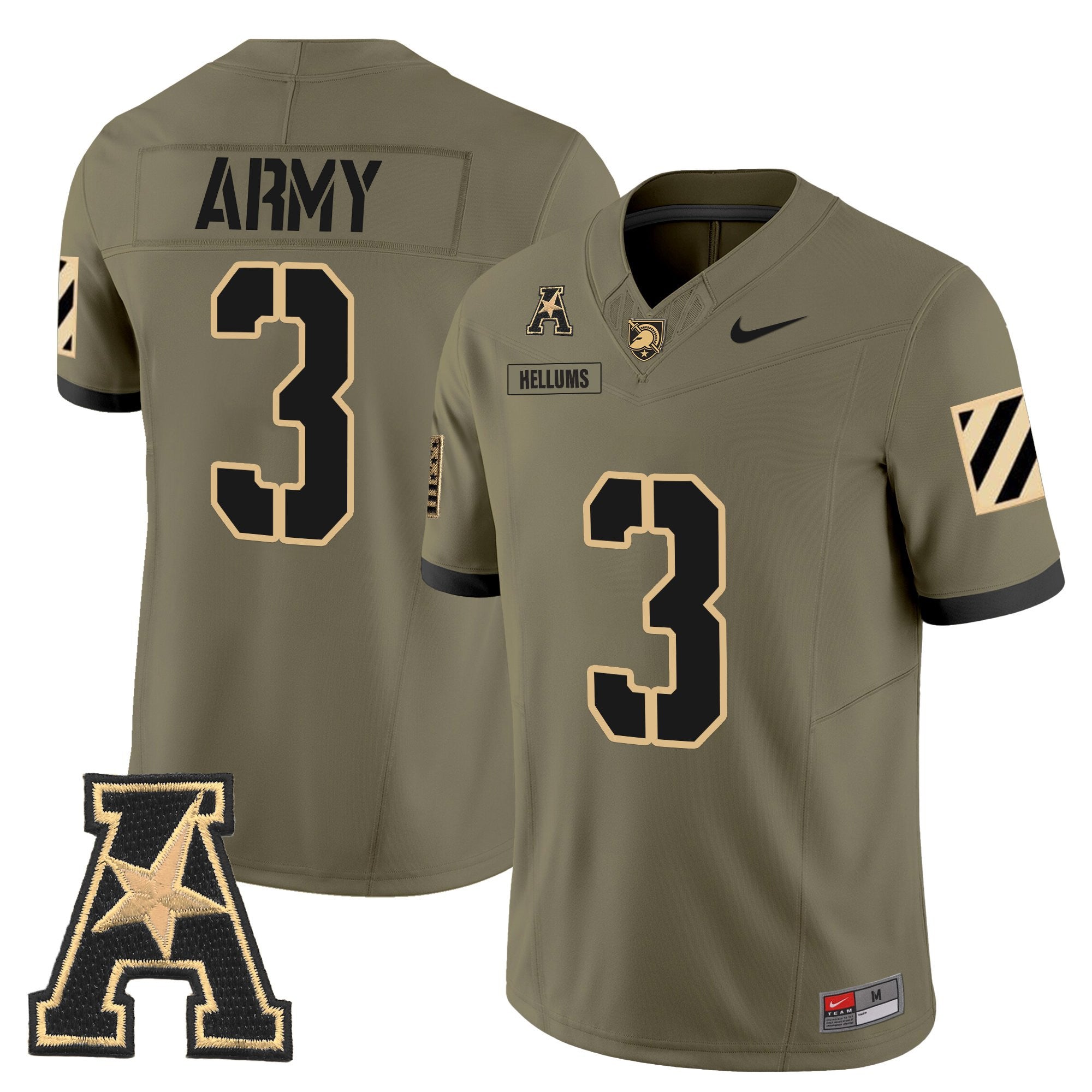 Men's Army Black Knights 2025 Vapor Limited Jersey - All Stitched