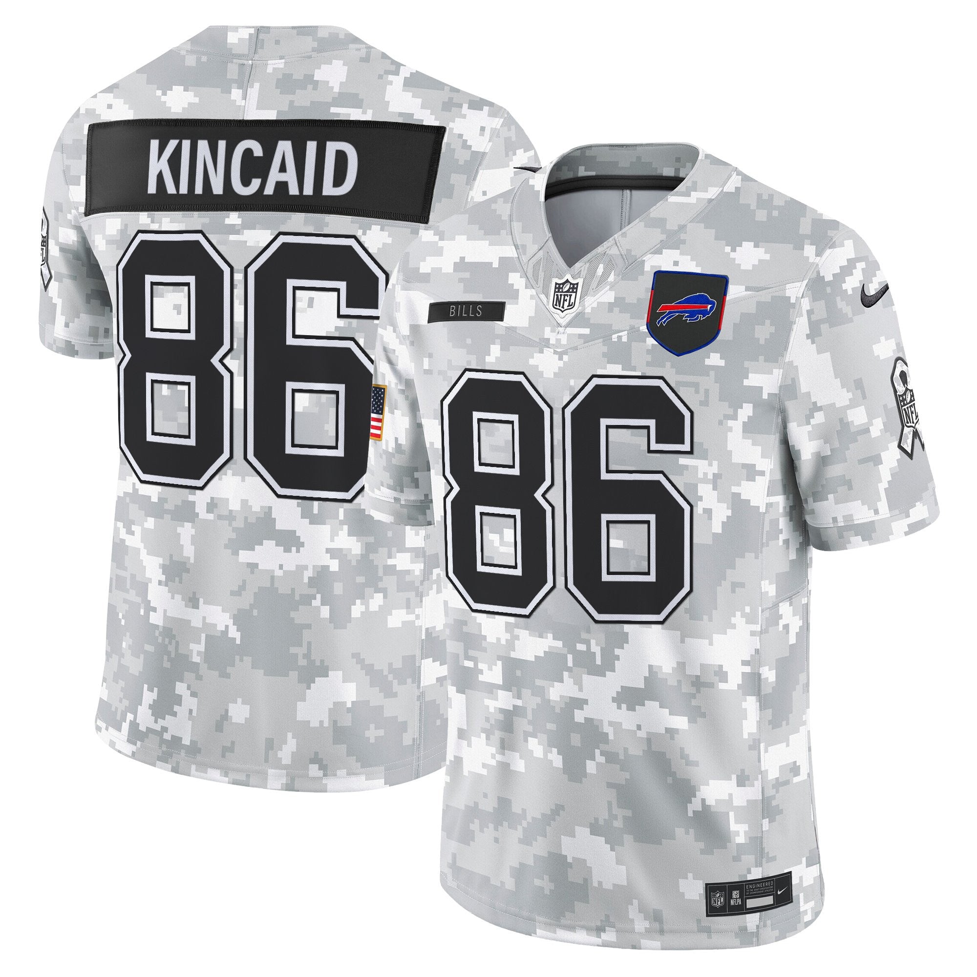 Men's Buffalo Bills 2025 Salute to Service Vapor Limited Jersey - All Stitched