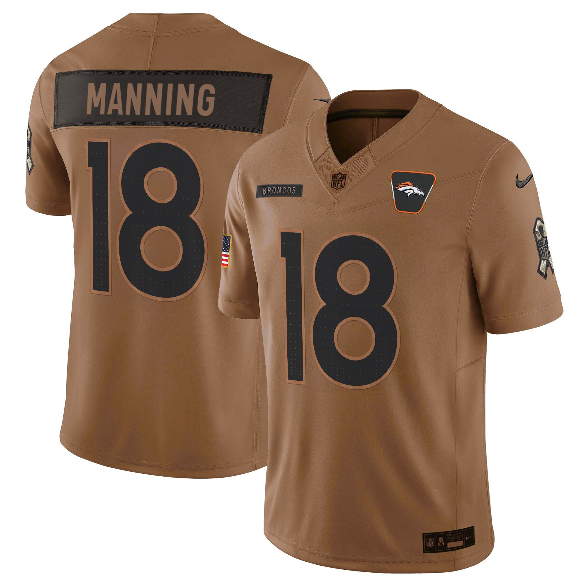 Men's Denver Broncos 2025 Salute to Service Vapor Limited Jersey - All Stitched