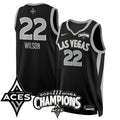 Men's Las Vegas Aces 2025 WNBA Championship Jersey - All Stitched