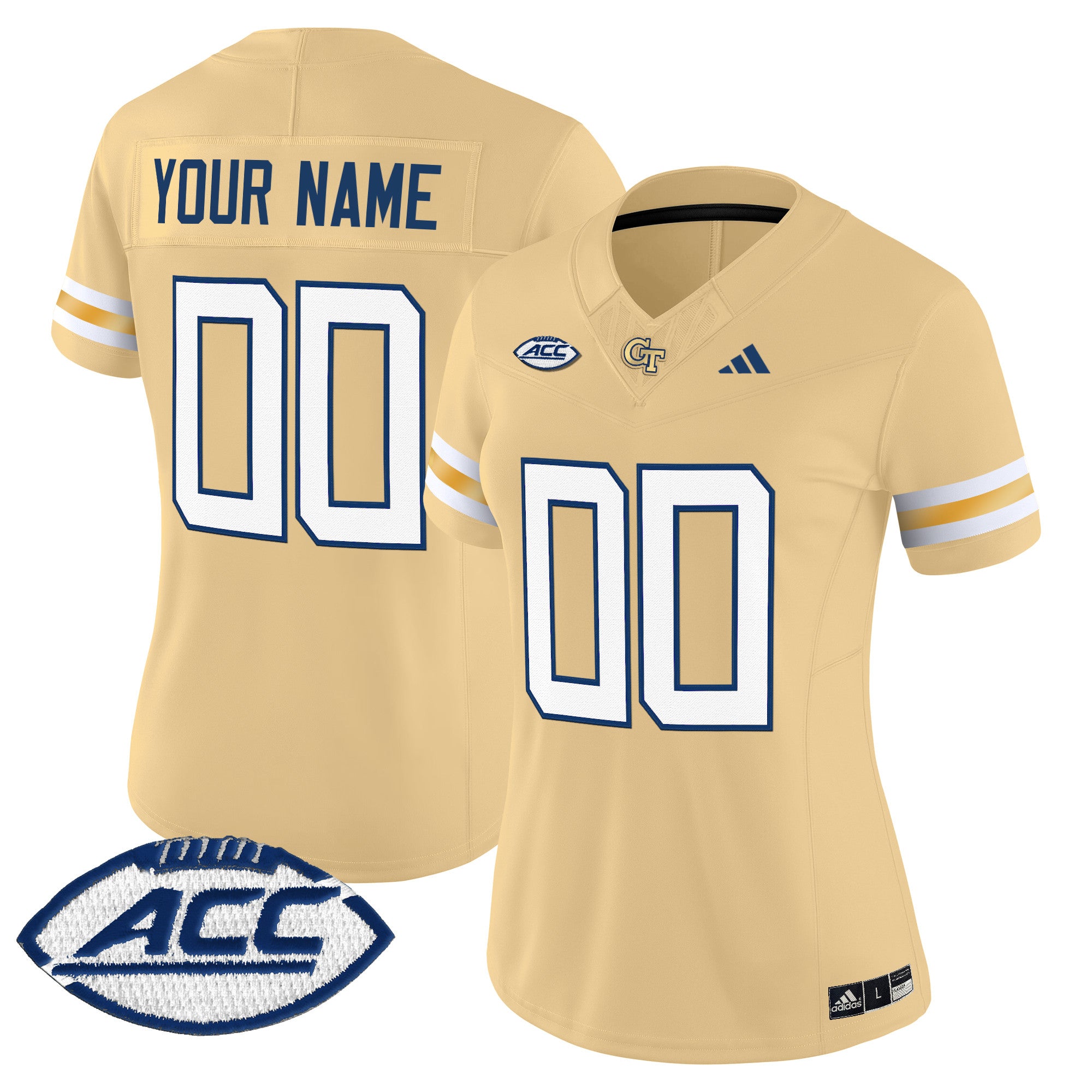 Georgia Tech Yellow Jackets 2025 Vapor Limited Custom Jersey - All stitched