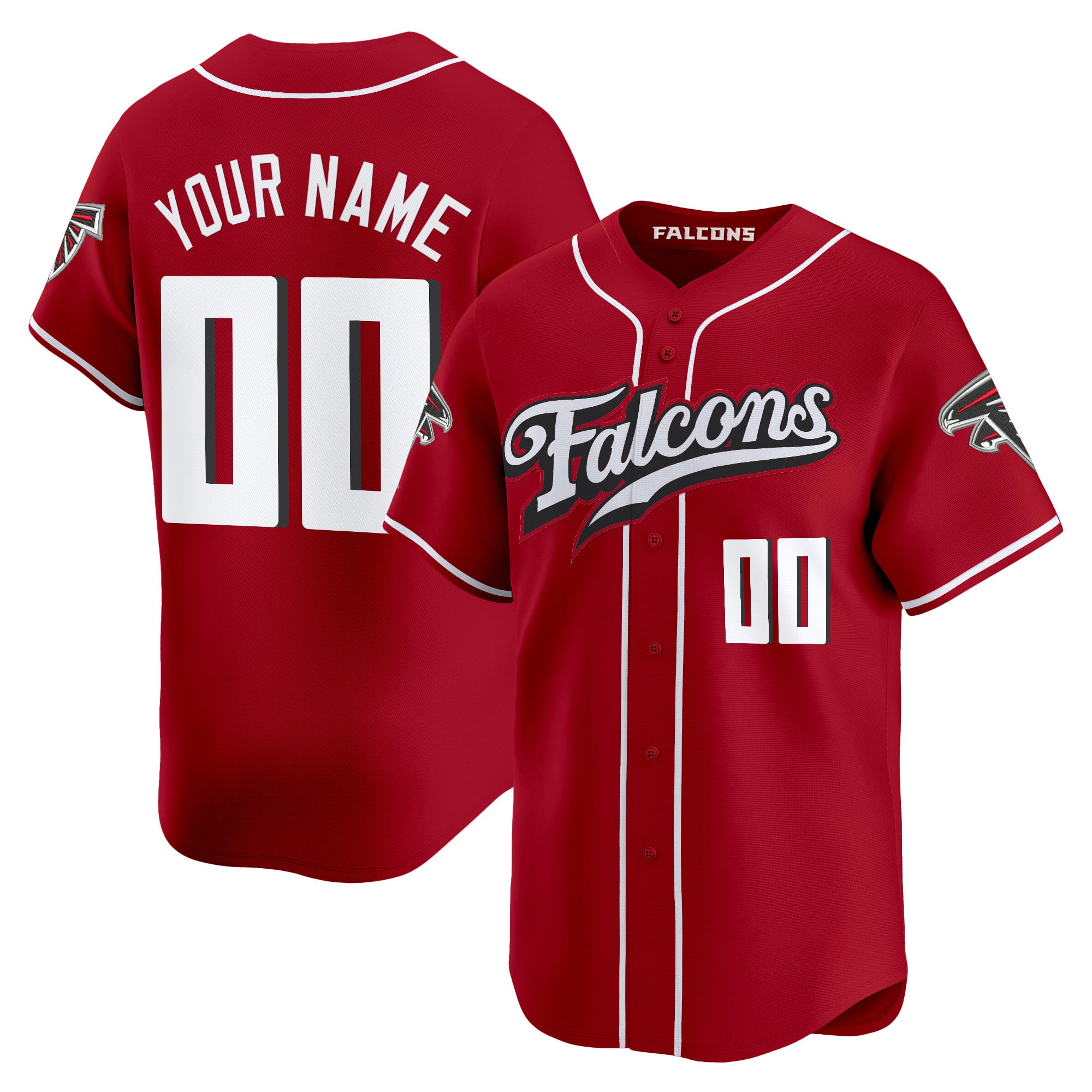 Atlanta Falcons 2025 Vapor Limited Baseball Custom Jersey - All Stitched