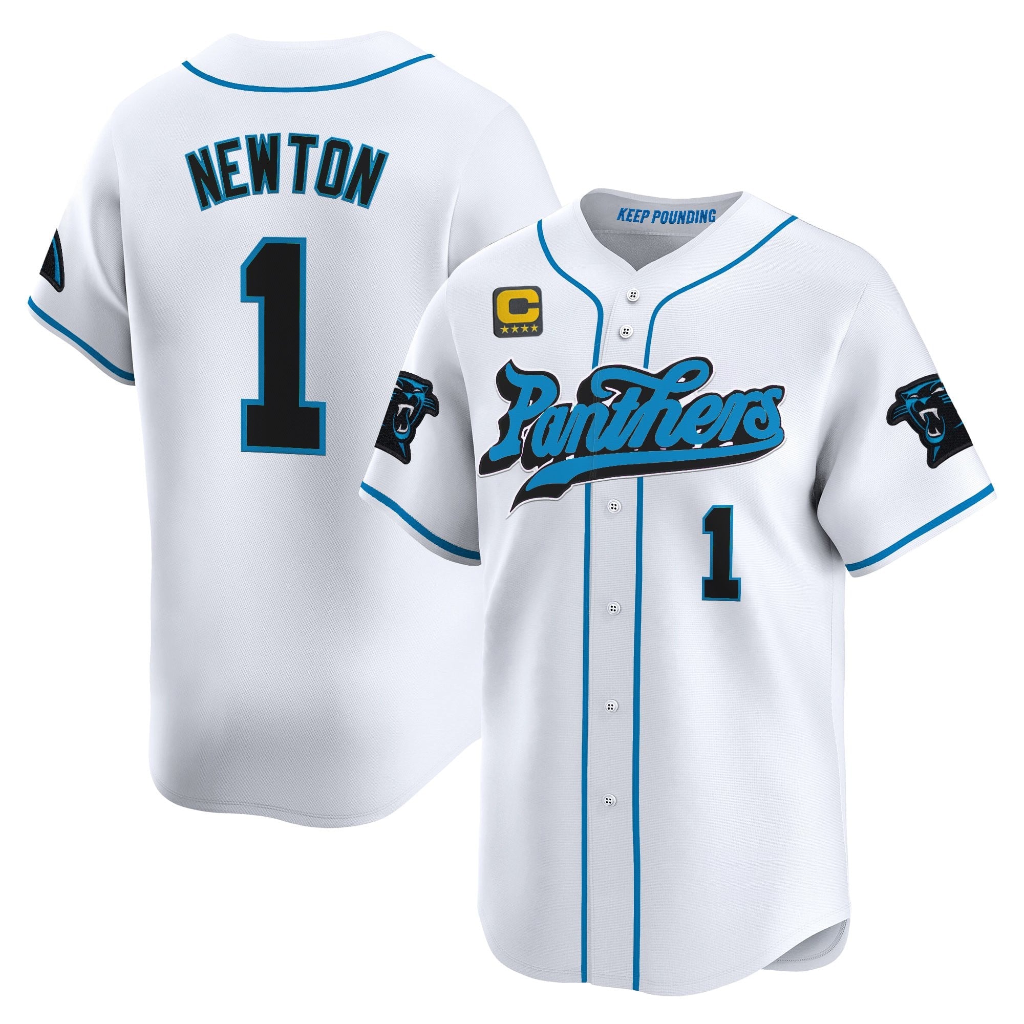 Men's Carolina Panthers 2025 Vapor Limited Baseball Jersey - All Stitched