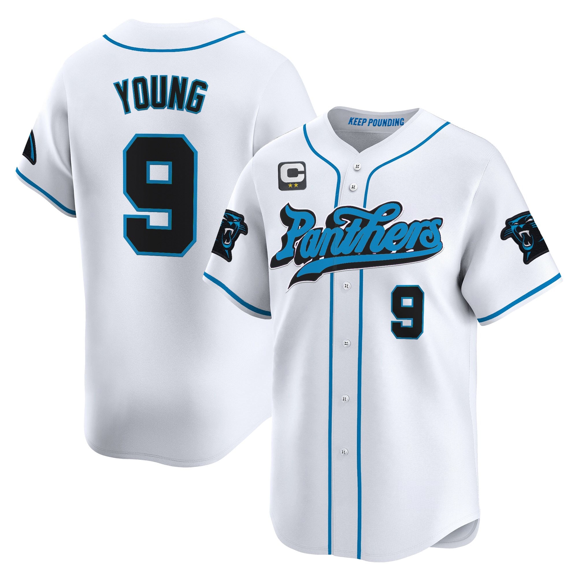 Men's Carolina Panthers 2025 Vapor Limited Baseball Jersey - All Stitched