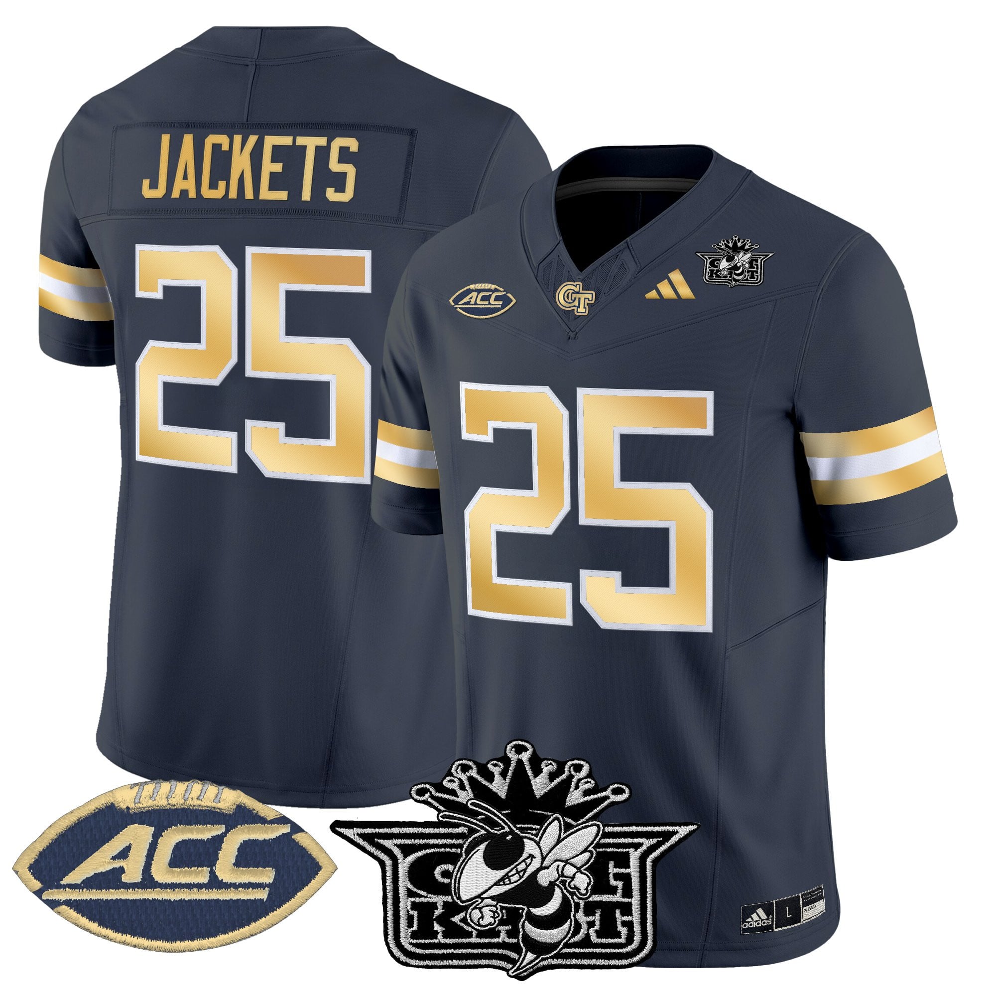 Men's Outkast x Georgia Tech Yellow Jackets 2025 Vapor Limited Jersey - All stitched