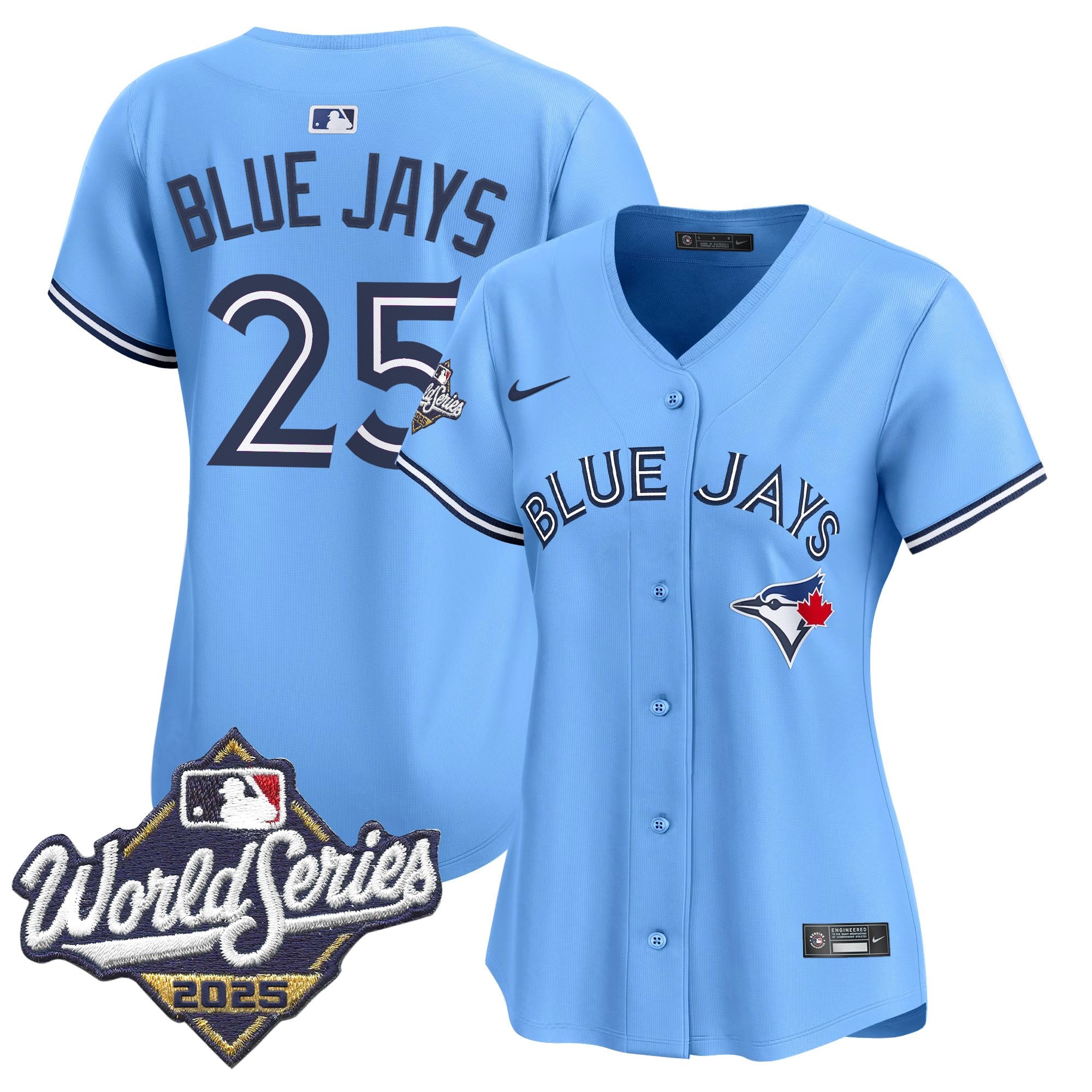 Women's Toronto Blue Jays 2025 World Series Vapor Premier Limited Jersey - All Stitched