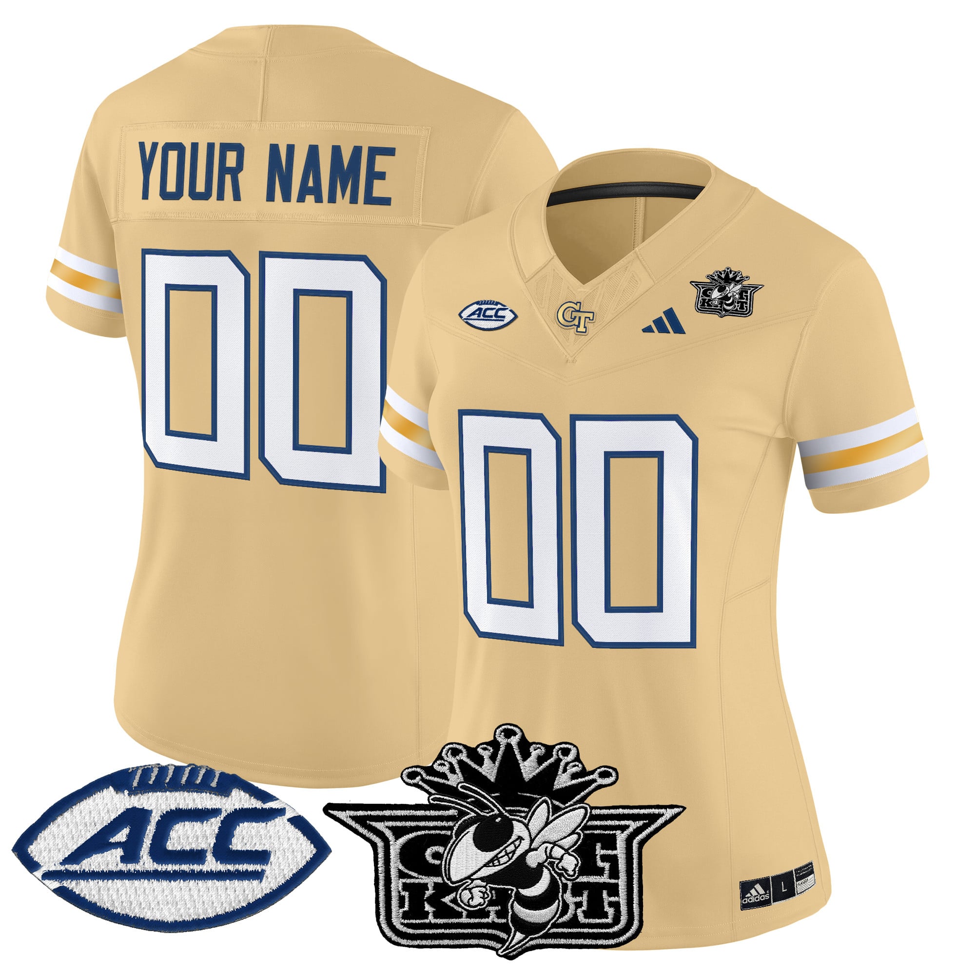 Outkast x Georgia Tech Yellow Jackets 2025 Vapor Limited Custom Jersey - All stitched