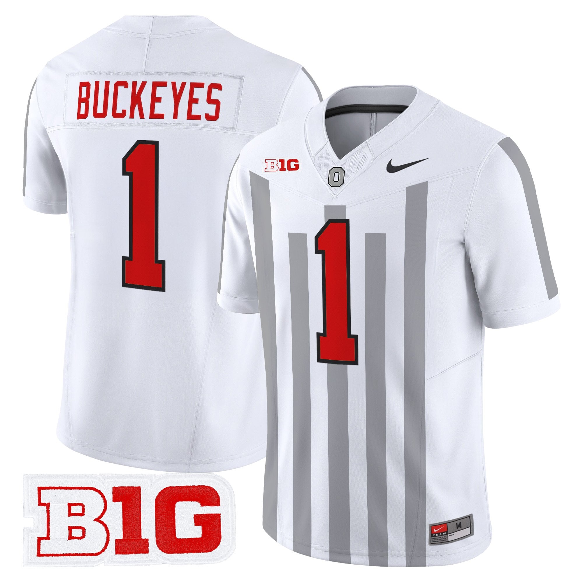 Men's Ohio State Buckeyes Throwback Vapor Limited Jersey - All Stitched