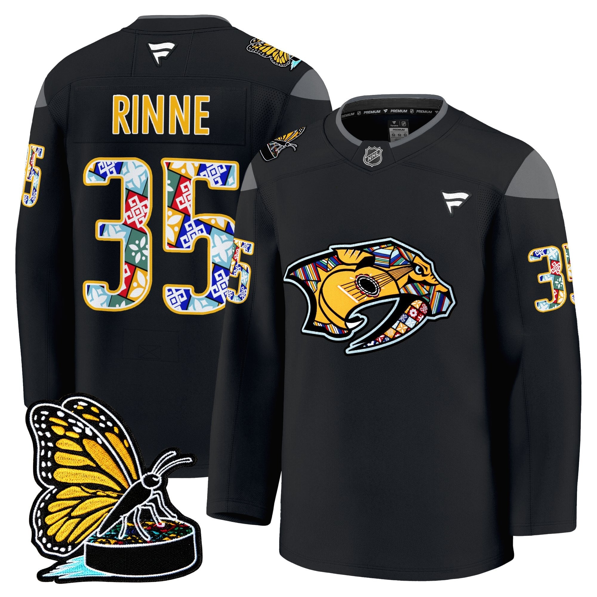 Men's Nashville Predators 2025 Hispanic Music Heritage Night Premium Jersey - All Stitched