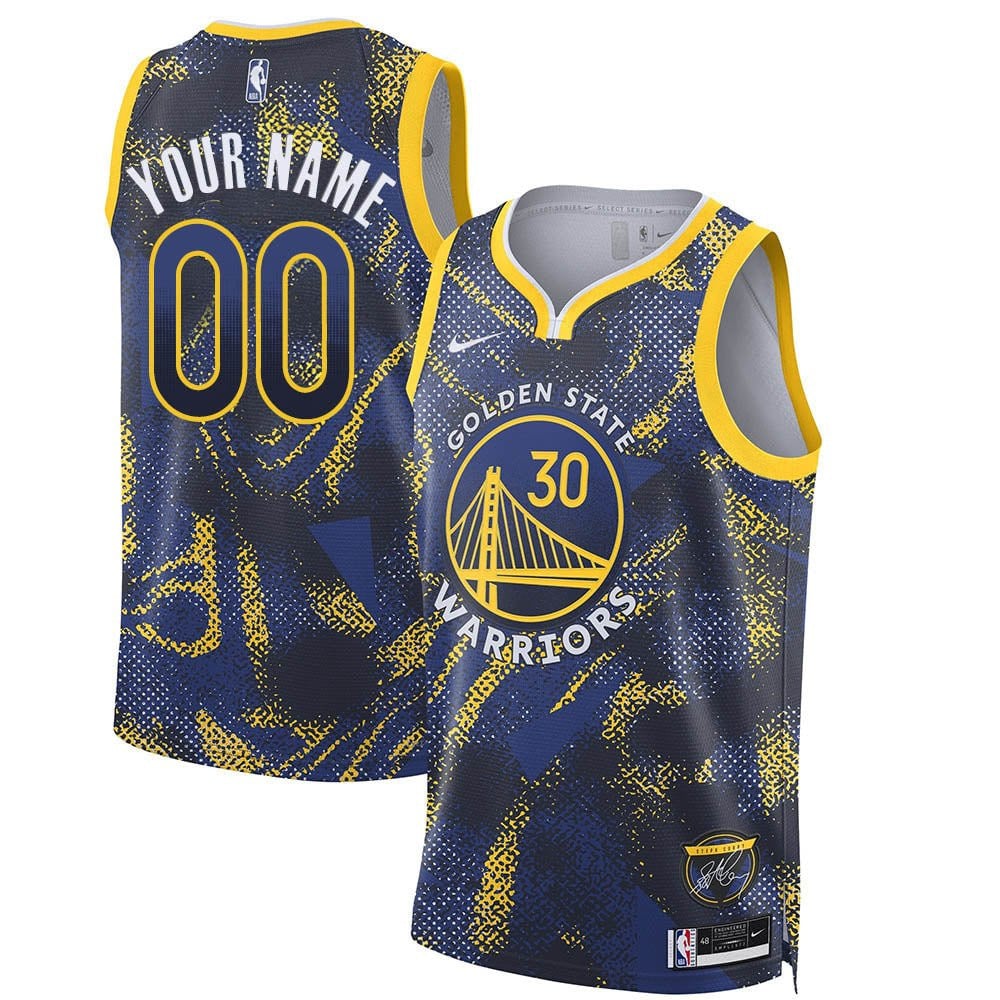 Golden State Warriors 2025 Swingman Custom Jersey - All Stitched