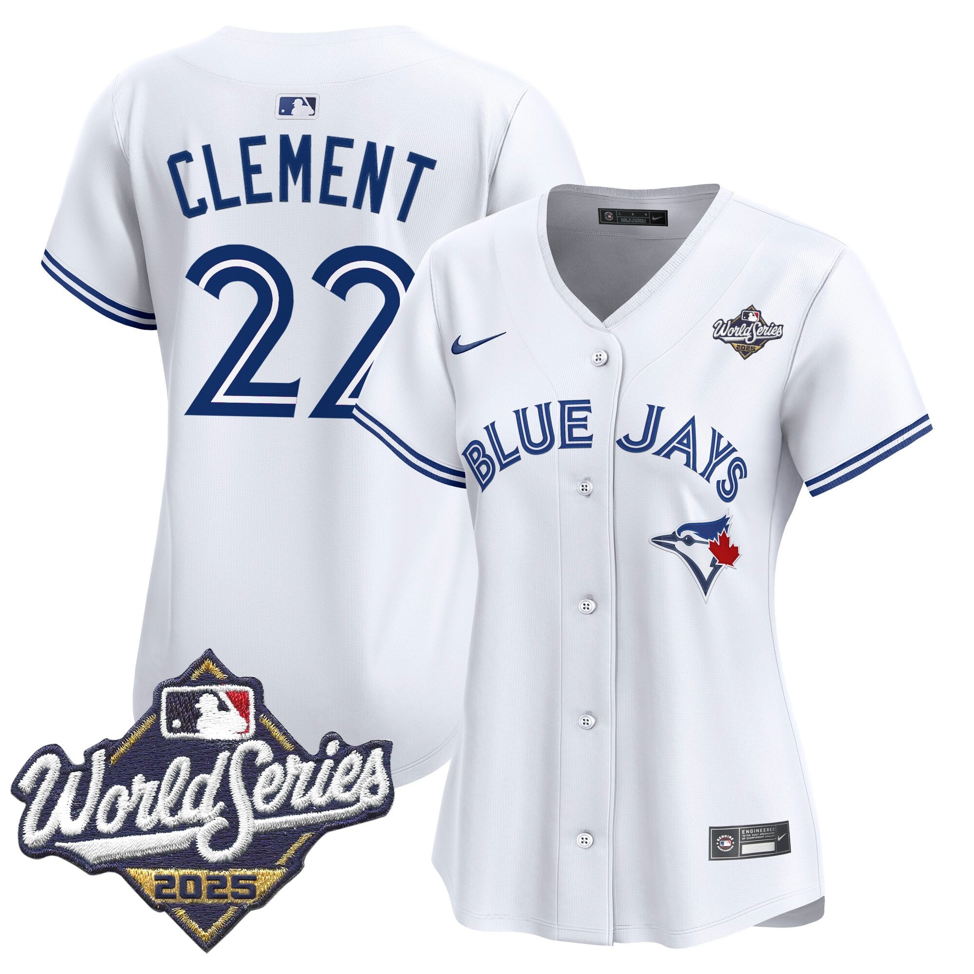 Women's Toronto Blue Jays 2025 World Series Vapor Premier Limited Jersey V2 - All Stitched
