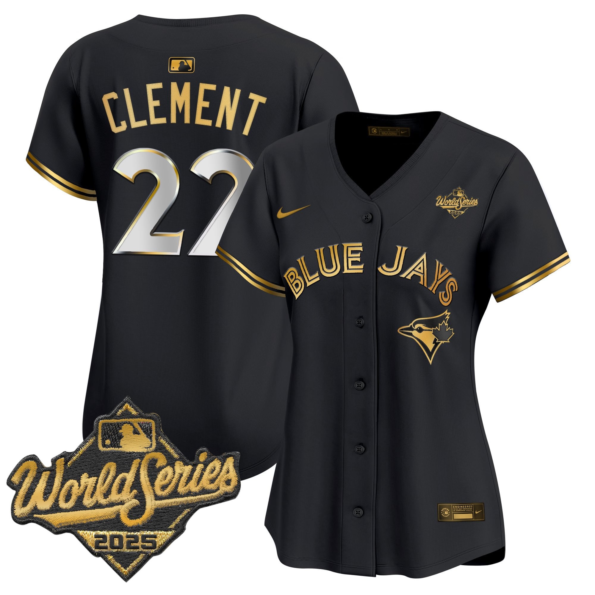 Women's Toronto Blue Jays 2025 World Series Vapor Premier Limited Jersey V2 - All Stitched