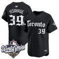 Men's Toronto Blue Jays 2025 World Series Vapor Premier Limited Jersey - Gothic North Edition - All Stitched