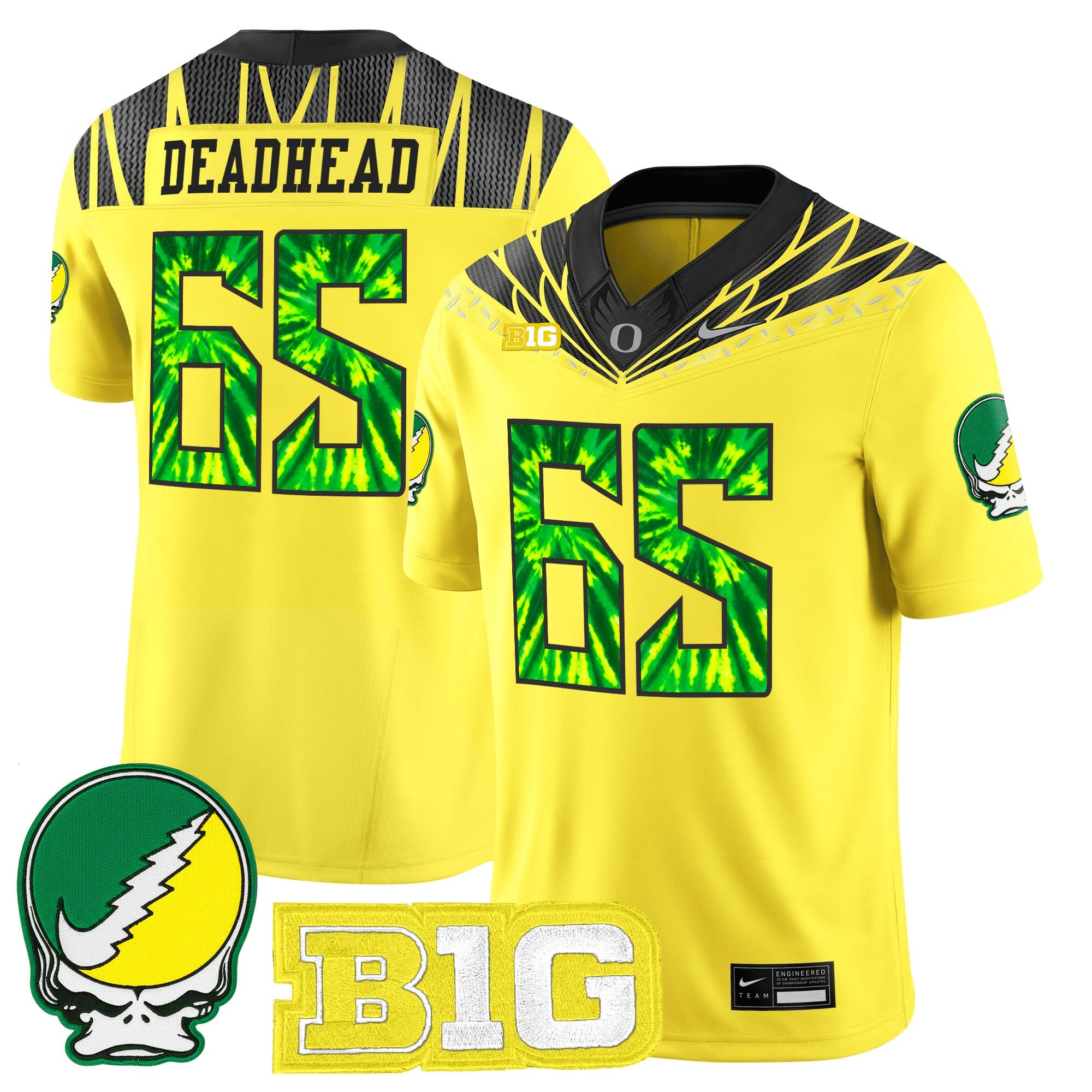Men's Oregon Ducks 2025 "Grateful Ducks" Vapor Limited Jersey - All Stitched
