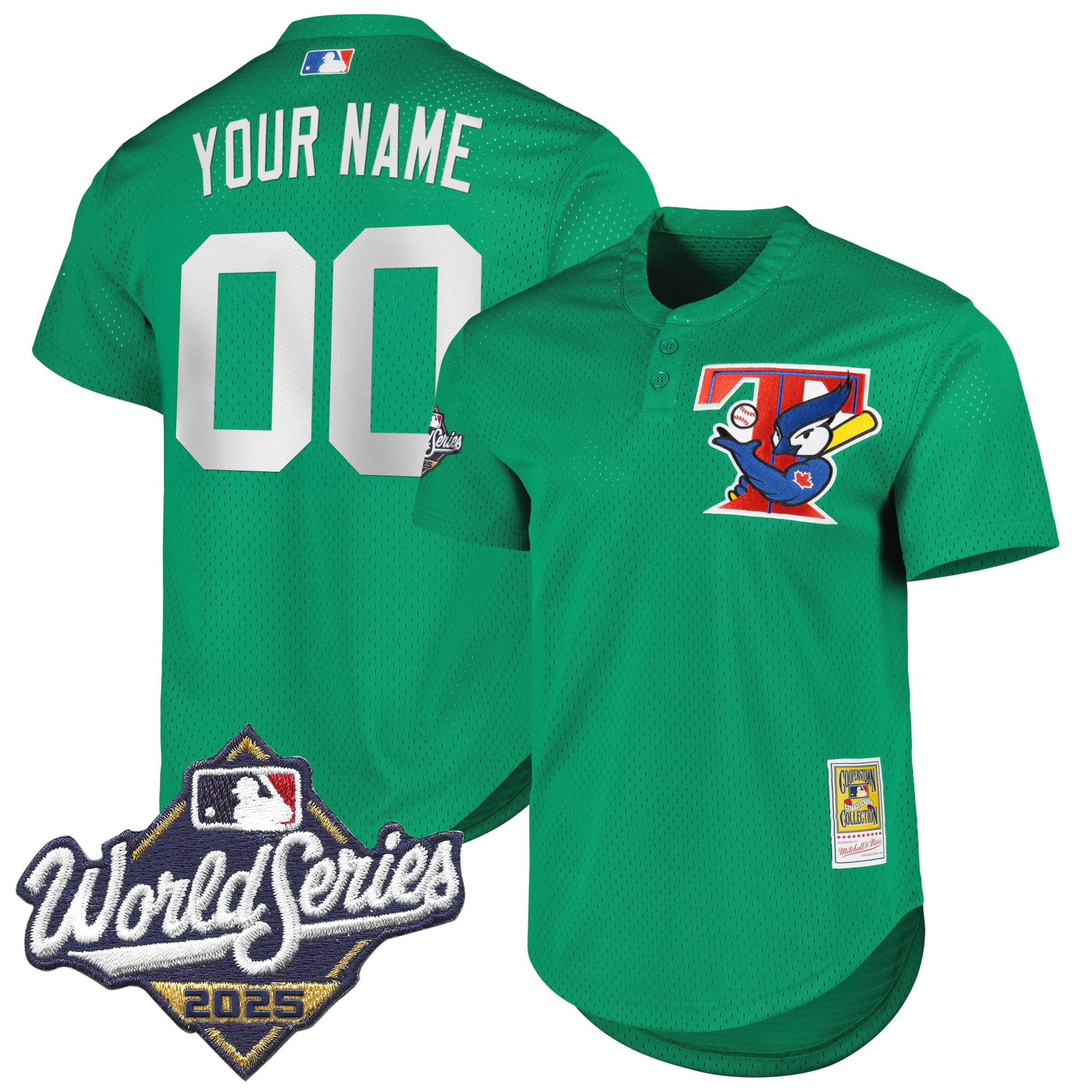 Toronto Blue Jays Throwback Vapor Premier Limited Custom Jersey V2 - 2025 World Series Patch - All Stitched