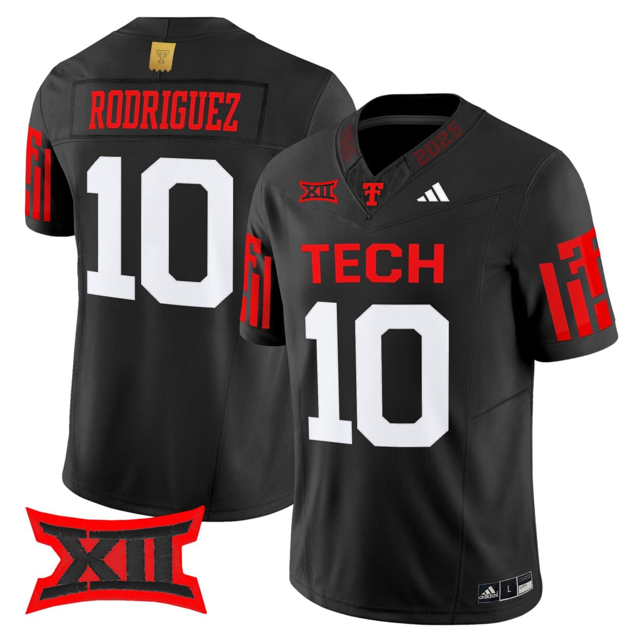 Jacob Rodriguez Texas Tech Red Raiders Limited Jersey - 100th Anniversary Patch - All Stitched