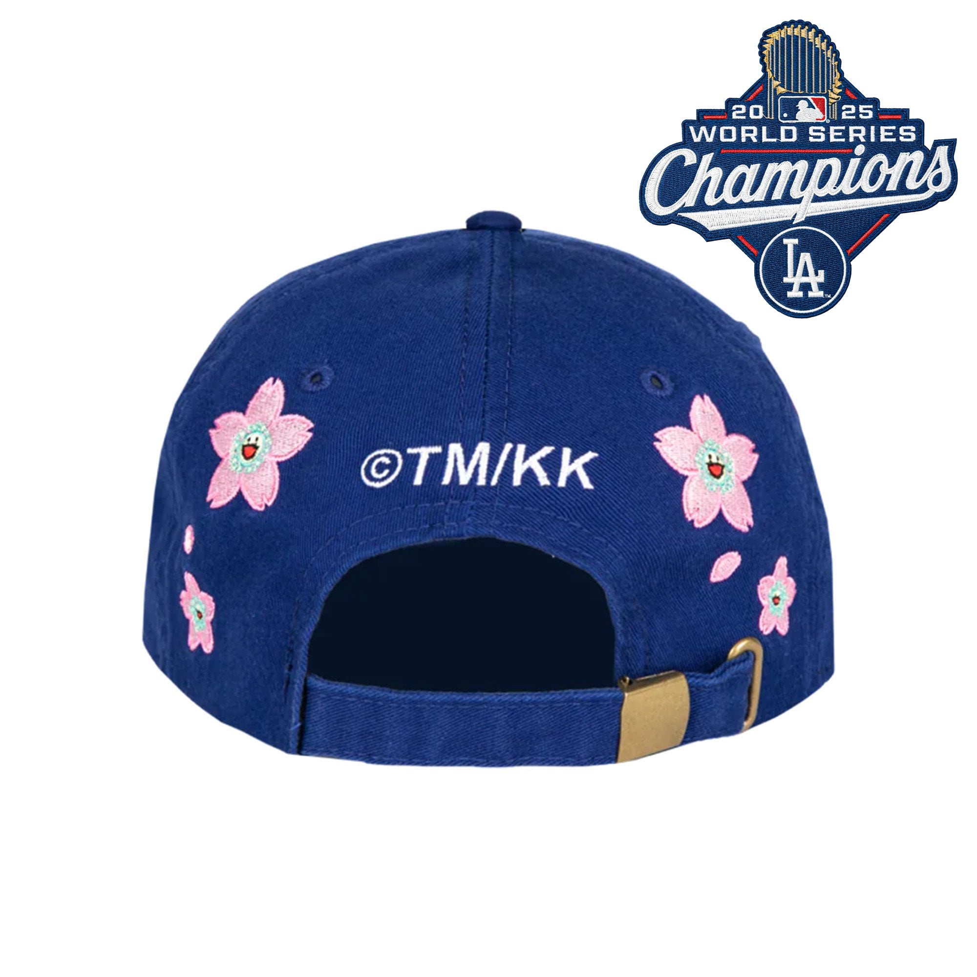 Los Angeles Dodgers 2025 World Series Champions x Tokyo Series Strapback Hat - Embroidered