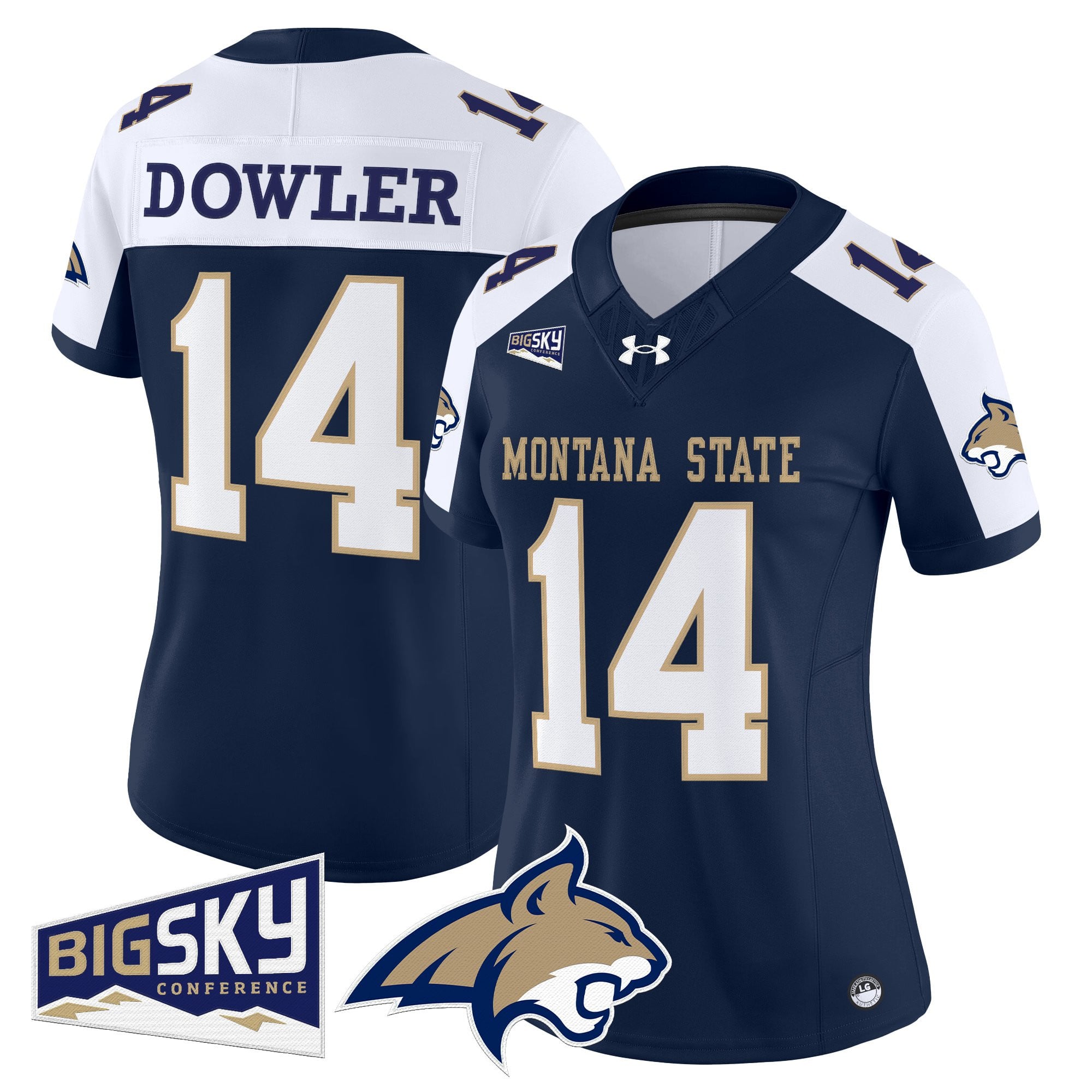 Women's Montana State Bobcats 2025 Vapor Limited Jersey - All Stitched