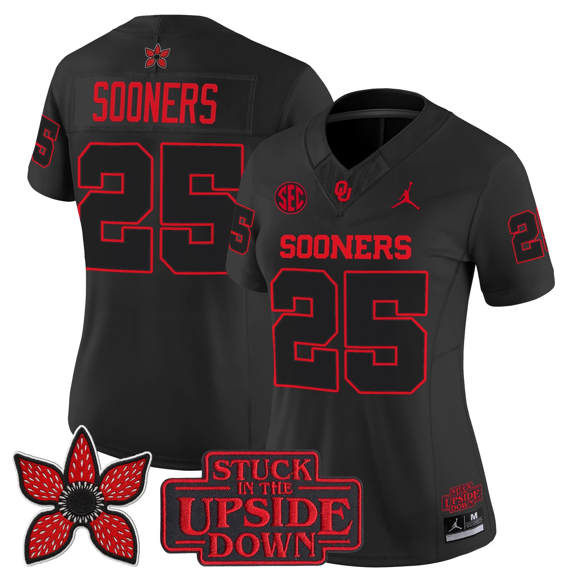 Oklahoma Sooners 'Stranger Things Edition' Vapor Limited Jersey - All Stitched