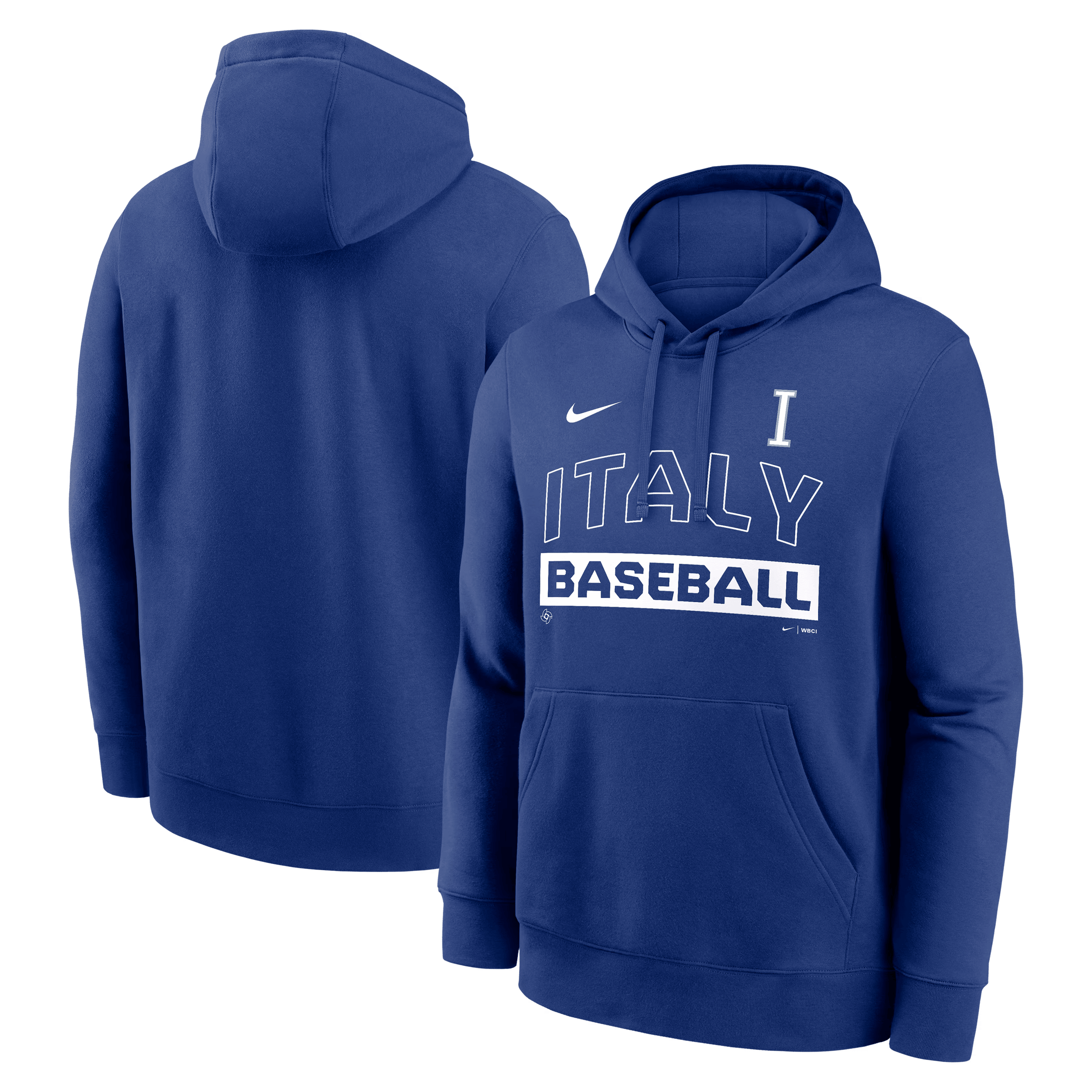 Italy National Baseball Team 2026 World Baseball Classic Pullover Hoodie - Stitched
