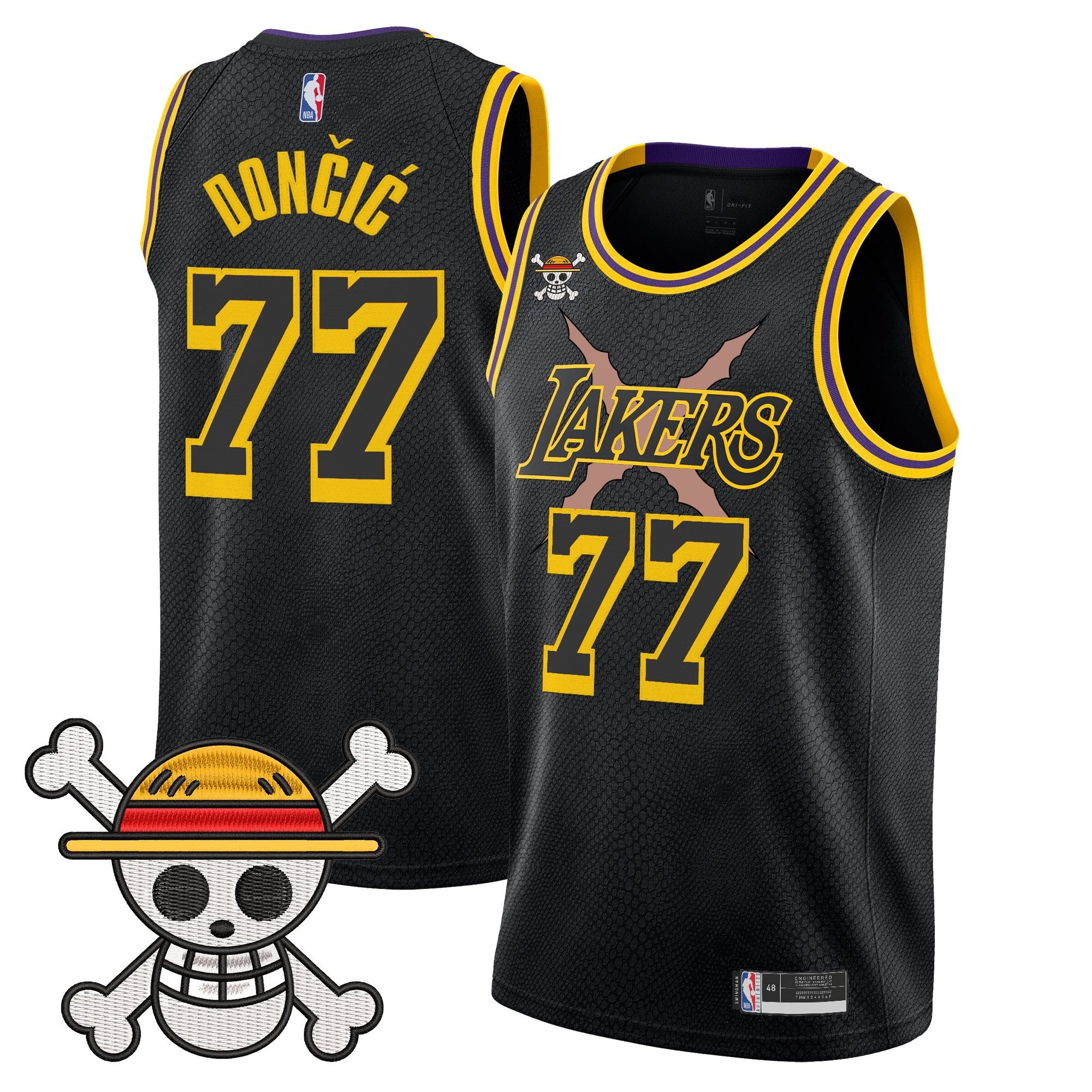 Men's Los Angeles Lakers x One Piece Swingman Jersey - Stitched