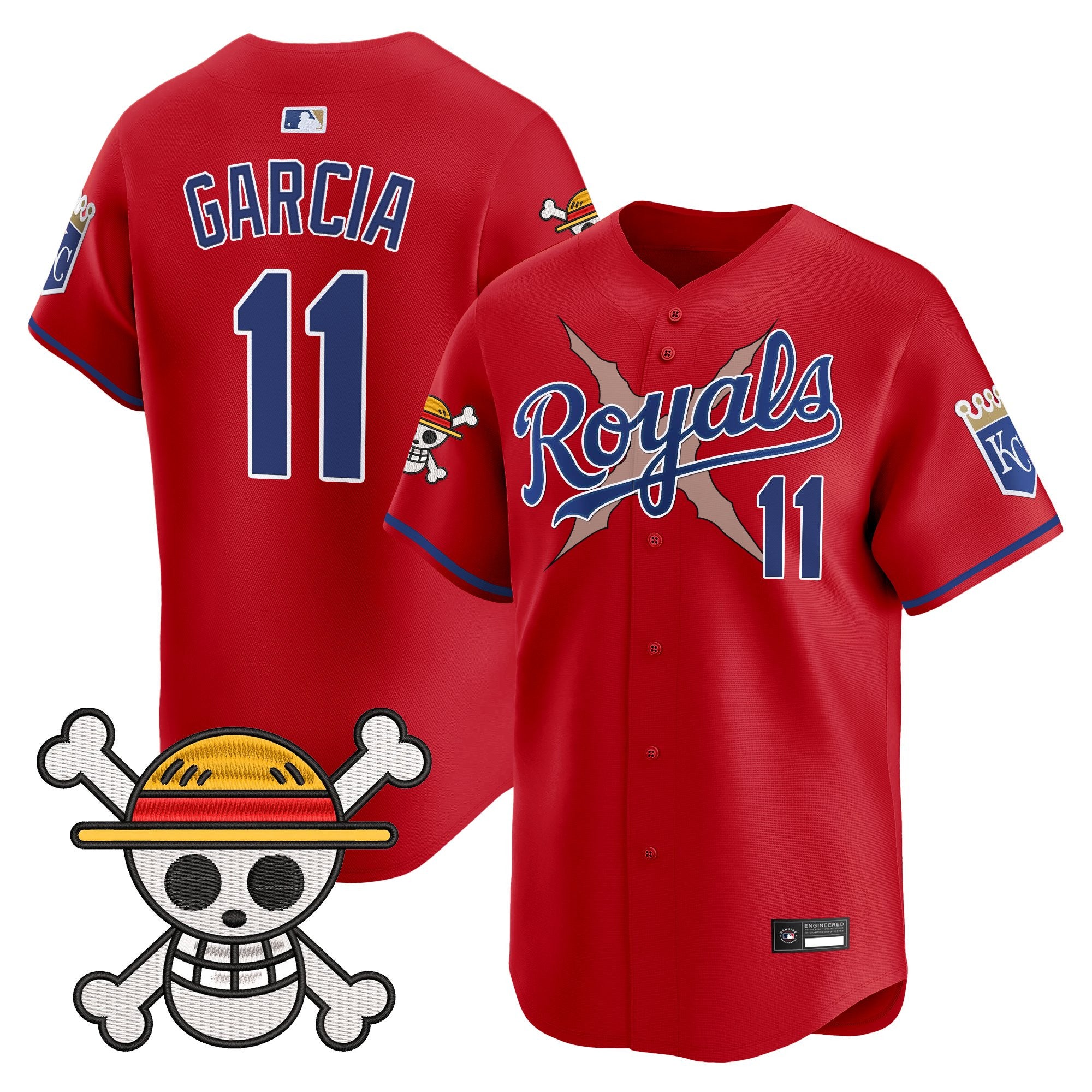 Men's Kansas City Royals x One Piece Vapor Premier Limited Jersey - Stitched