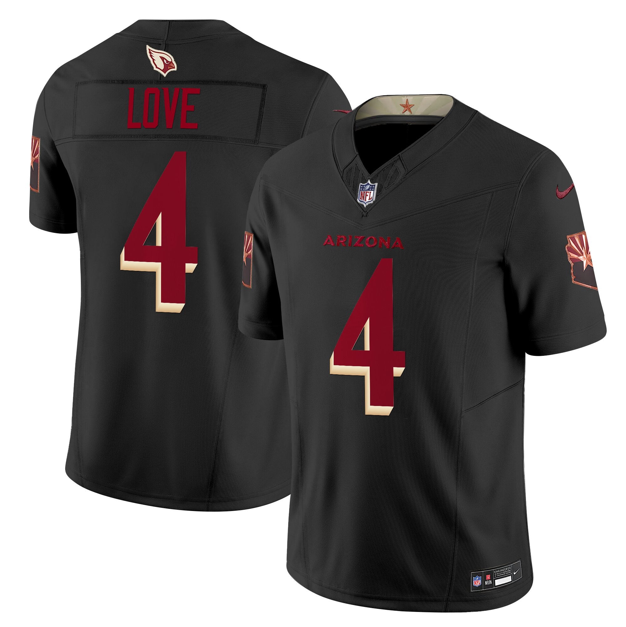 Men's Arizona Cardinals 2025 "Rivalries" Vapor Limited Jersey - All Stitched