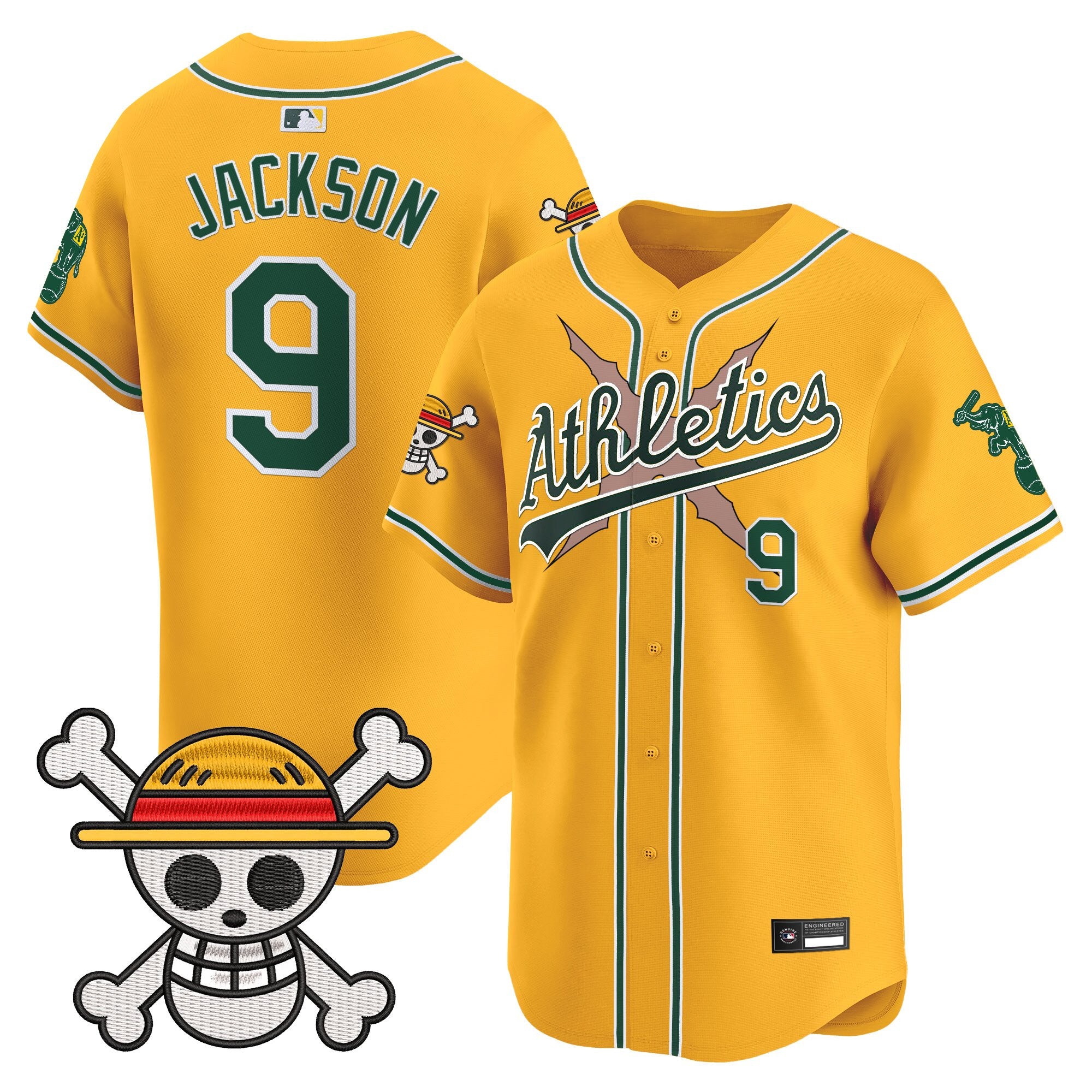 Men's Athletics x One Piece Vapor Premier Limited Jersey - Stitched