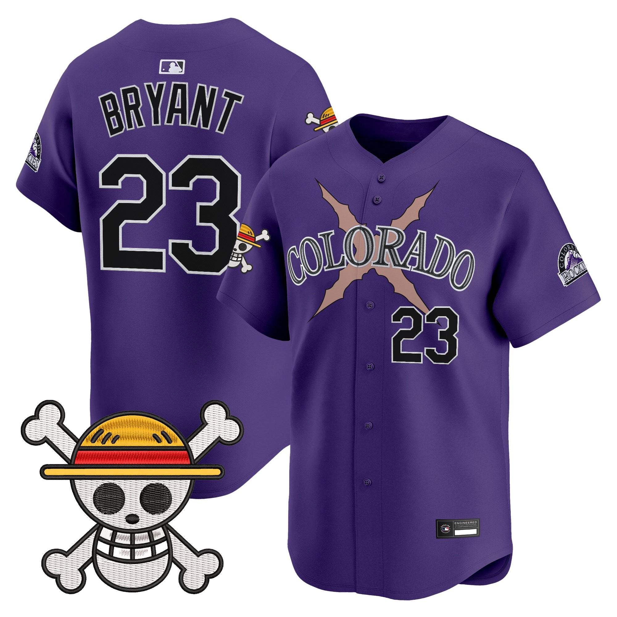 Men's Colorado Rockies x One Piece Vapor Premier Limited Jersey - Stitched