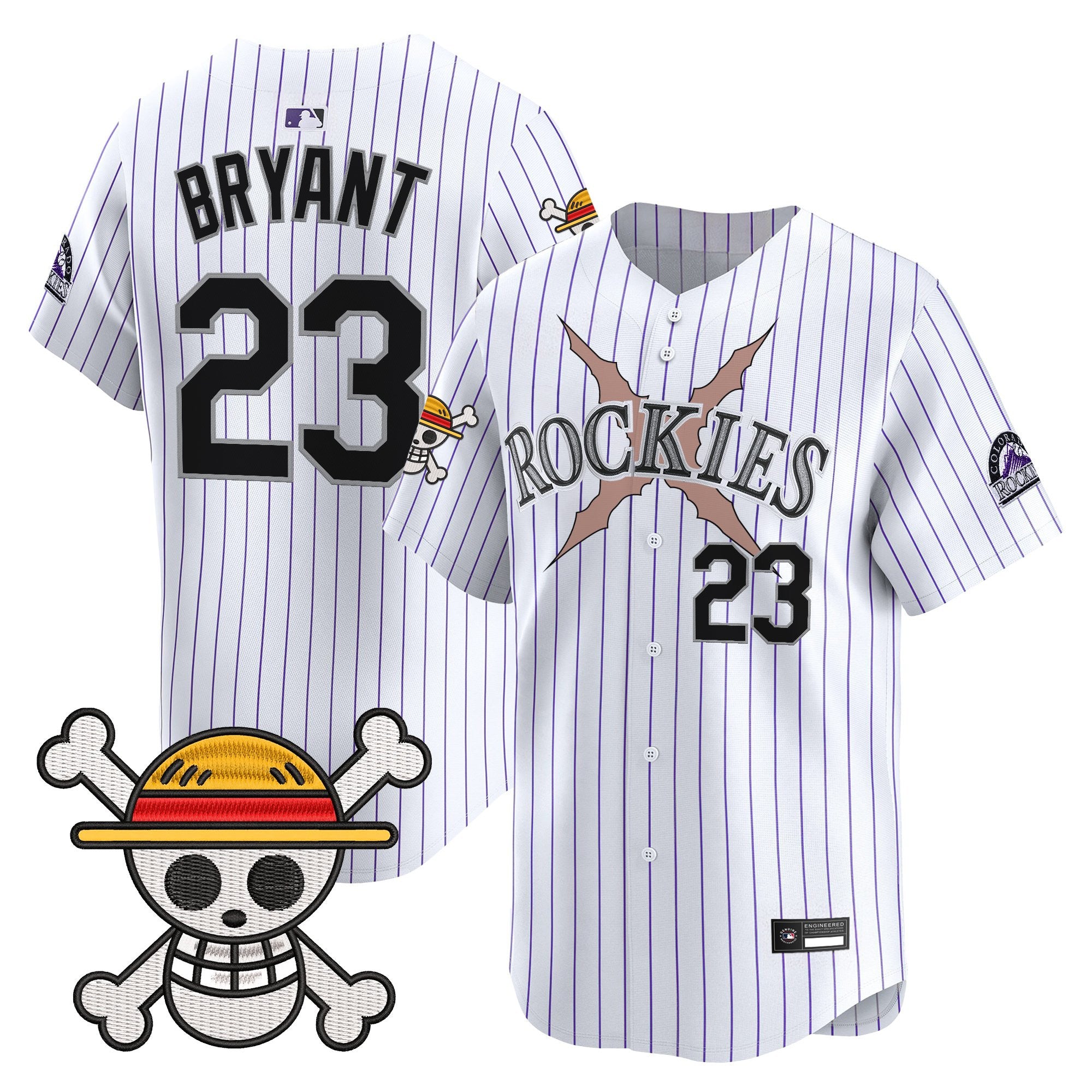 Men's Colorado Rockies x One Piece Vapor Premier Limited Jersey - Stitched