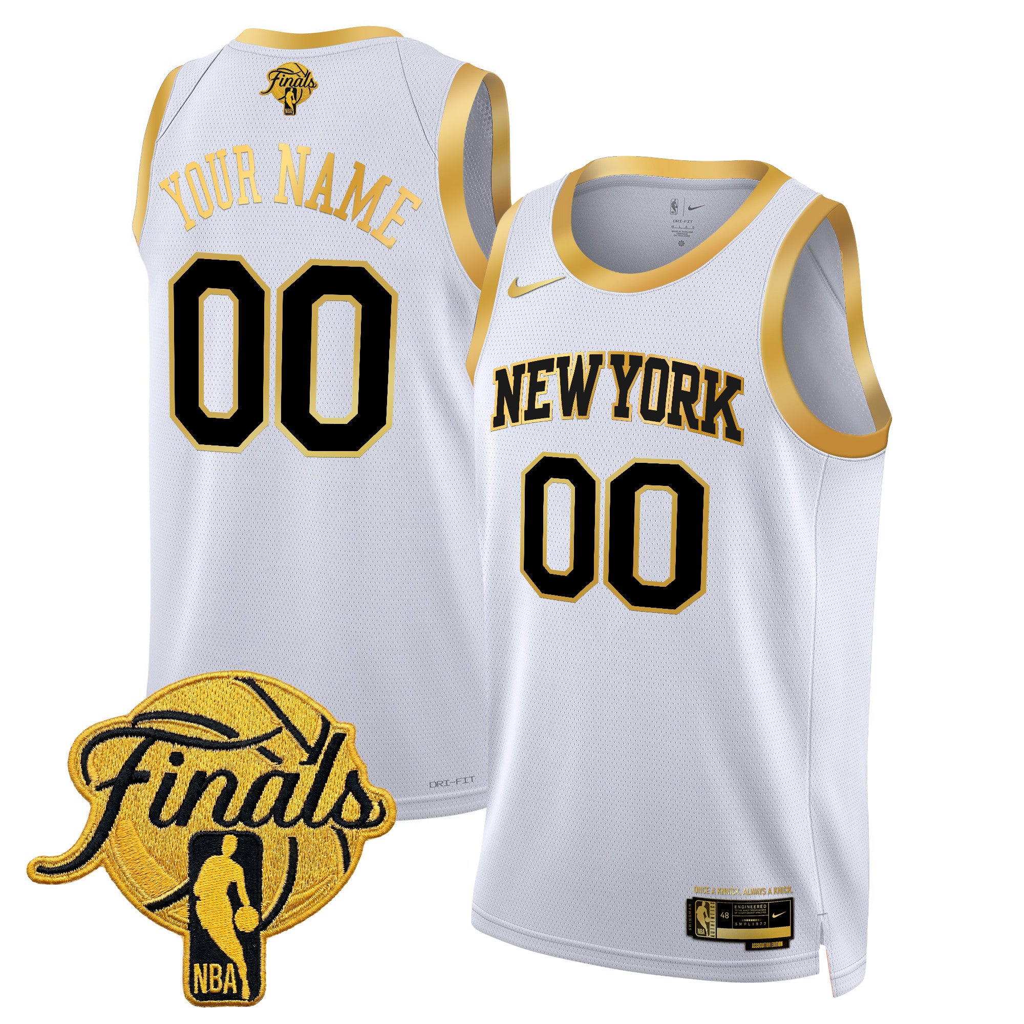New York Knicks 2026 Finals Custom Swingman Jersey V2 - All Stitched