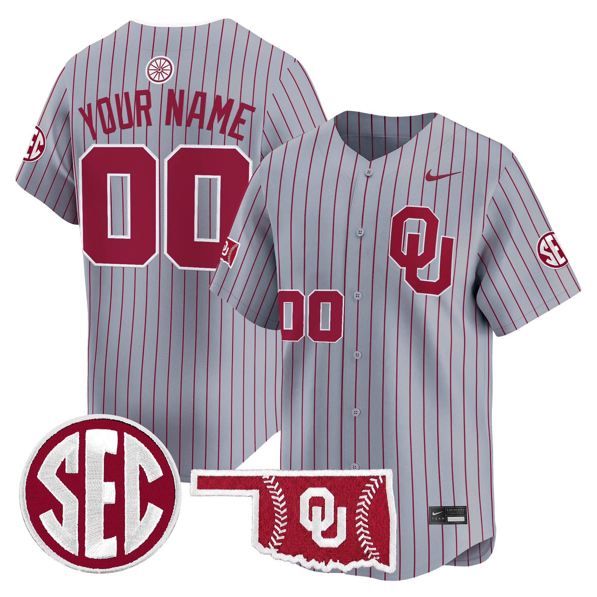 Oklahoma Sooners 2026 Vapor Premier Limited Custom Jersey - All Stitched