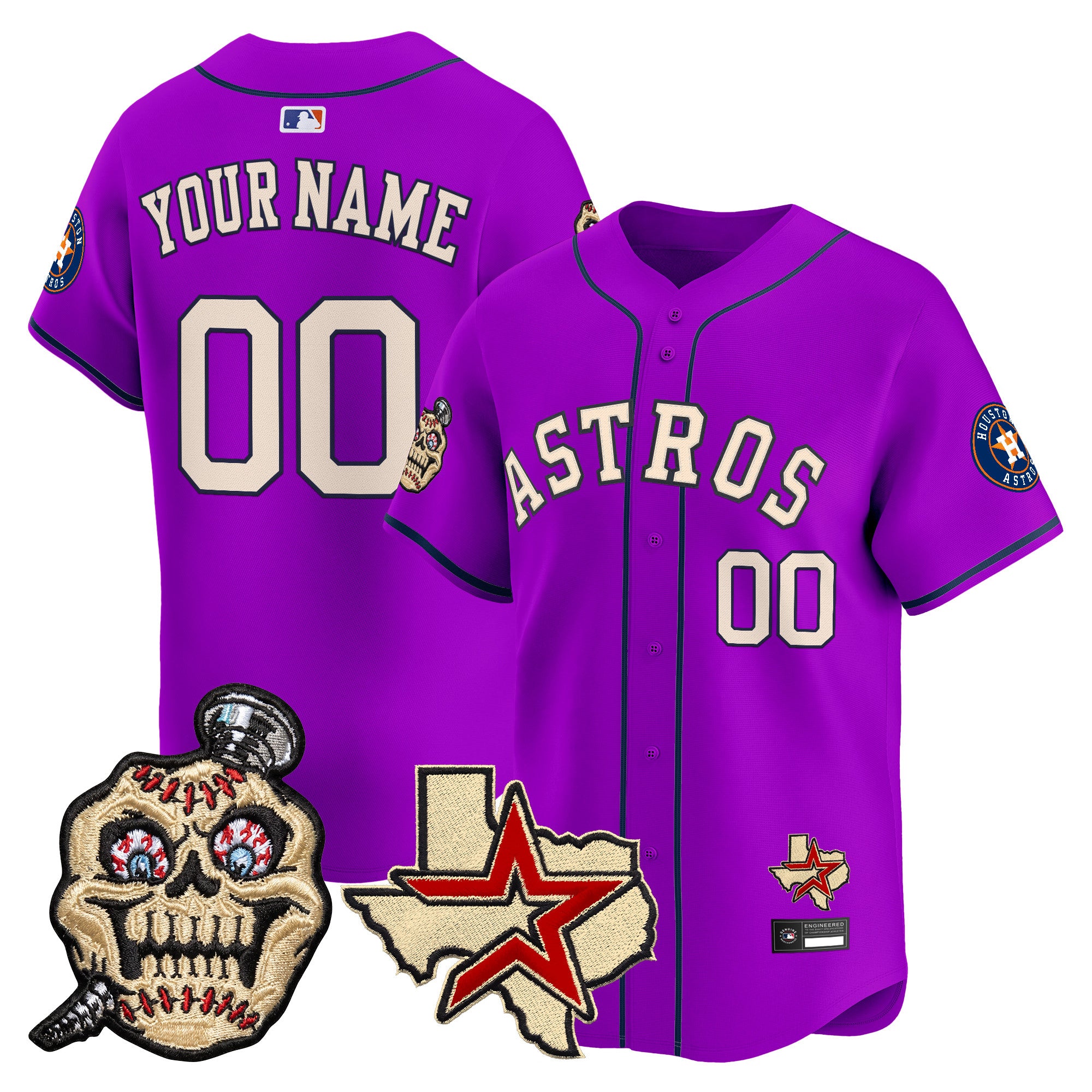 Houston Astros Screwed Up Click Vapor Premier Limited Custom Jersey - All Stitched
