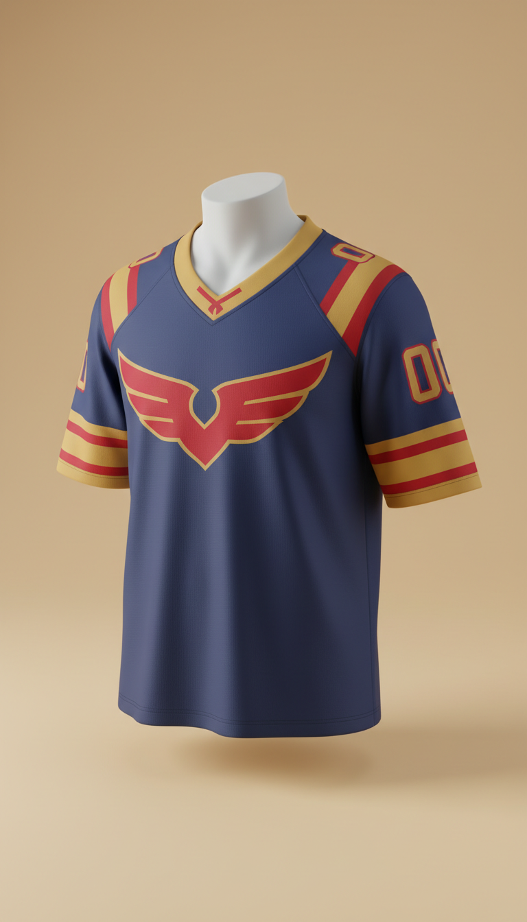 Team Blue Official Home Jersey
